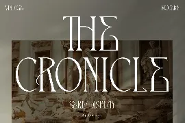 The Cronicle Serif Display Font