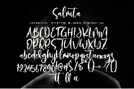 Salmita font