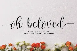 Oh Beloved - Romantic Font