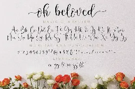 Oh Beloved - Romantic Font