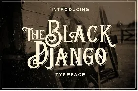 Black Django - Old Fashioned Font