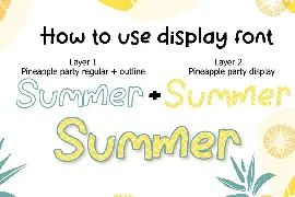 Pineapple Party font