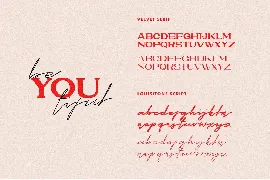 VELVET LOUSITONE SCRIPT FONT