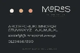 Mores - Minimal Sans font