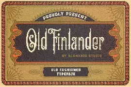 Old Finlander font