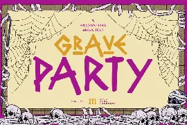 Grave Party | A Handwritten Greek Font