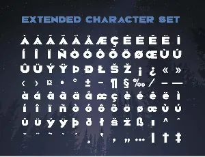 The forest font