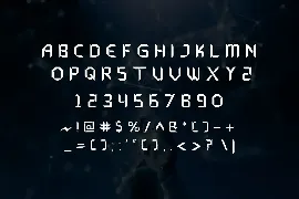 Aero Glyphics Futuristic Font