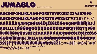 Jumbalo font