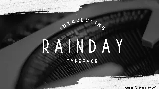 Rainday Font