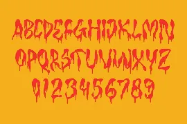 TF Bleedwax Hallowen Font Style