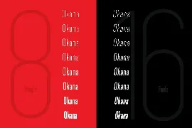 Okana - Sans Serif Font