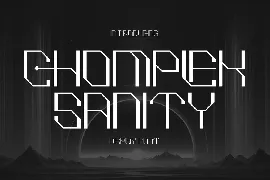 Chomplex Sanity Display Font