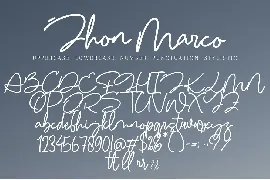 Jhon Marco font