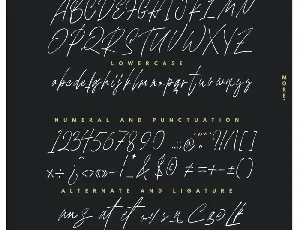 Hooverclan - Pen Inked Handwritten font