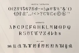 Angela Unique Display font