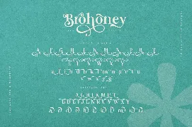 Brohoney Modern Serif Typeface font