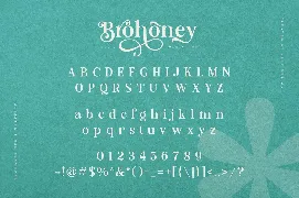 Brohoney Modern Serif Typeface font