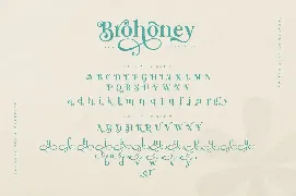 Brohoney Modern Serif Typeface font