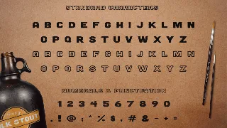 Milk Stout Font