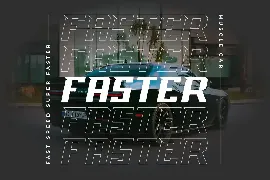 Track Drift font