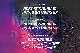 Track Drift font