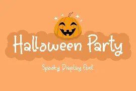 Halloween Party Spooky Display Font