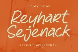 Reyhart Sejenack Modern Handwritten Font