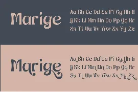 Marige - Display Typeface font