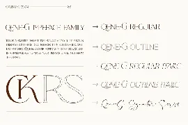 Qene-G - Serif & Signature Script Font Duo