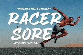 Racer Sore font