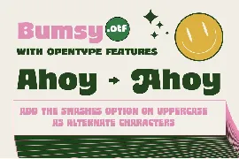 BUMSY font