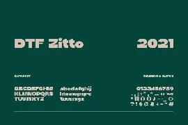 DTF Zitto font