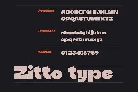 DTF Zitto font