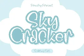 Sky Cracker Quirky Font