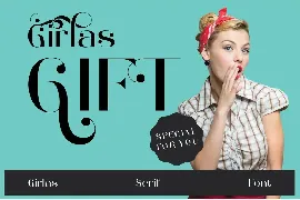 Girlas - Elegant Serif Font