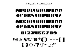 Boled - Decorative Font