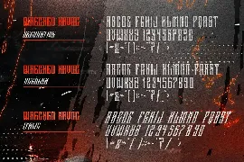 GRVS Wrecked Havoc font