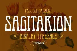 Sagitarion Display Font