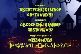 Attack of Monster - Horror Gaming font