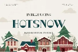 Hot Snow Typeface font