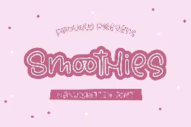 Smoothies Handwritten Font