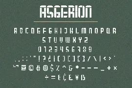 Asgerion font