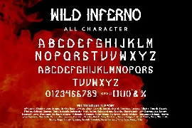 Wild Inferno - Blackletter Display Font