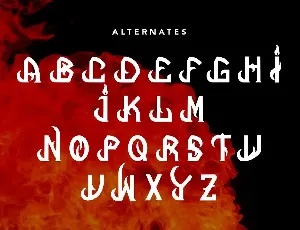 Wild Inferno - Blackletter Display Font