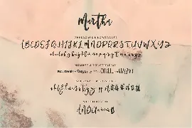 Martha | A Beautiful Font