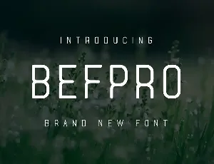 Befpro Font