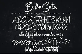 Bourn Suta font