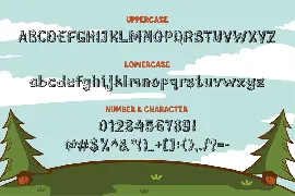 Wooden Log - Kids Font