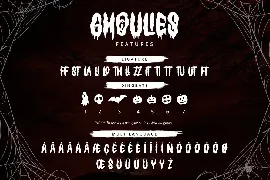 Ghoulies font